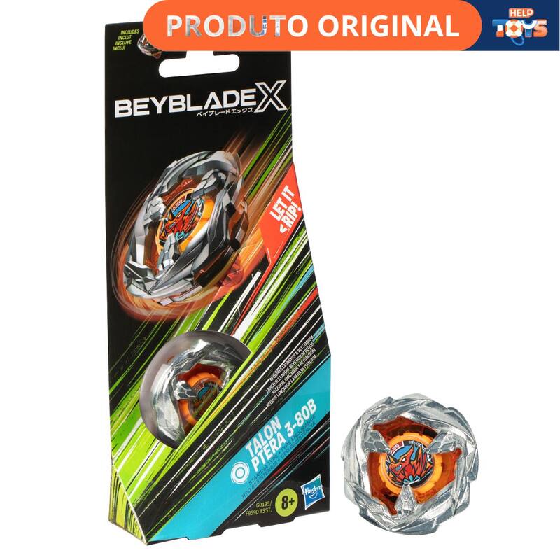 Beyblade x talon ptera - hasbro g0195 - Conjunto Pião de Batalha